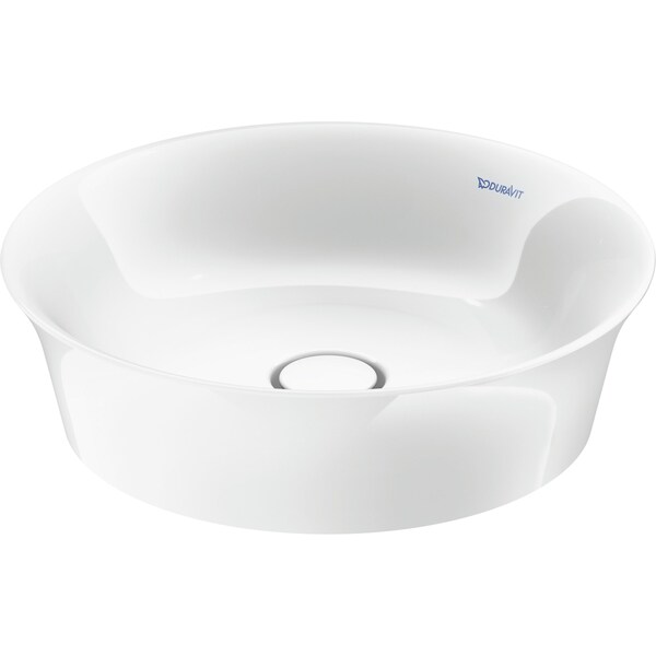 Duravit White Tulip Washbowl 16 7/8 White High Gloss, Number Of Faucet Holes: 0, Ground - 2362430079 - main